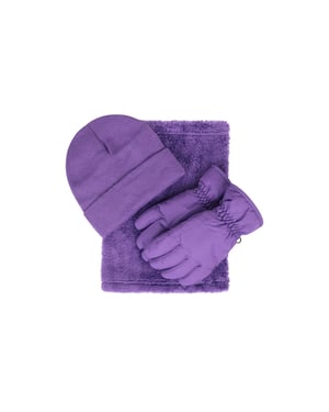 Mountain Warehouse Accessoireset voor kinderen (Set van 3) (Paars)