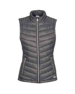 Trespass - Dames Elanora Gewatteerde Bodywarmer (Grijs)