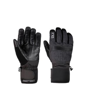Trespass Unisex Volwassen Sidney Lederen Palmsneeuwsporthandschoenen (Zwart)