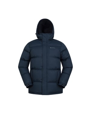 Mountain Warehouse Gewatteerd heren sneeuwjack (Marine)