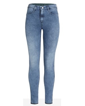 GAS omkeerbare jeans donkergroen/blauw