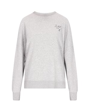 Dreimaster Sweatshirt Dames grijs melange