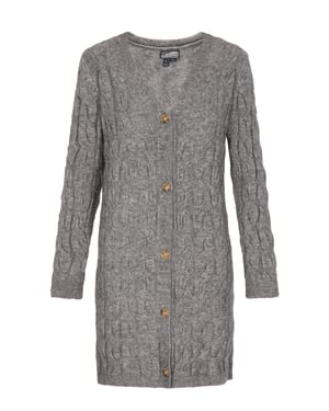 Dreimaster Vest Dames grijs melange
