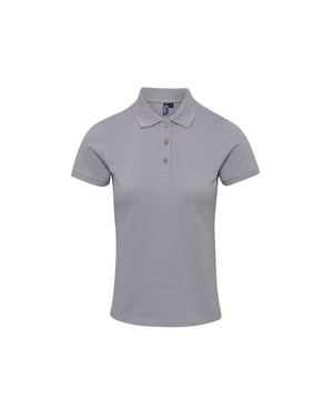 Premier Dames/Dames Coolchecker Plus Poloshirt (Zilver)