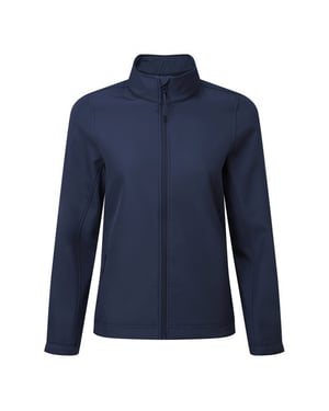 Premier Dames/Dames Windchecker Gerecycled Printable Soft Shell Jacket (Marine)