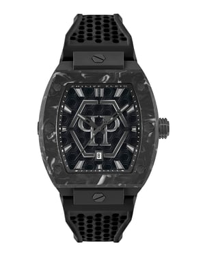 Philipp Plein The Hexagon Phantom Heren Horloge Zwart PWPUA0624