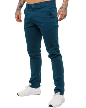 Enzo Heren Slim Fit Stretch Chino