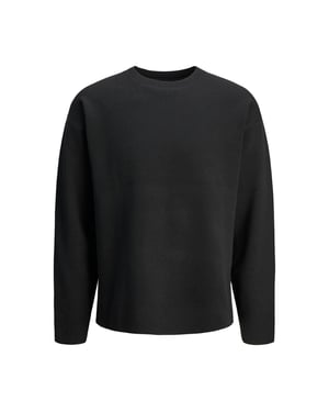 Jack & Jones Trui Bradfort Knit Crew Neck Zwart
