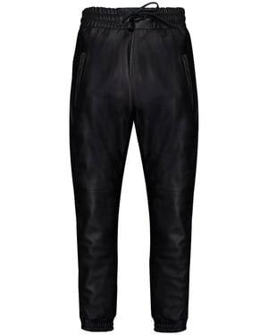 Leren joggingbroek voor heren, Boston