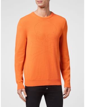 Pullover Ronde Hals Skull And Plein