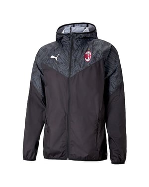 Puma AC Milan 2020-21 Heren Zwart Warmup Jacket