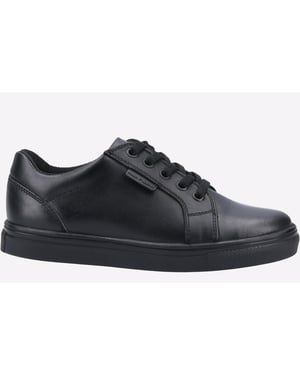Hush Puppies Sam LEER GEHEUGENSCHUIM Junior Jongens