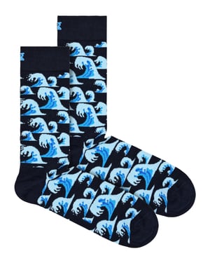 Happy Socks - Novelty Golfwave Sokken | Geweldig Cadeau - Golven