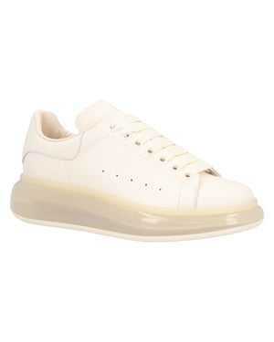 Alexander McQueen Dames Overzied Sneaker 'Larry' in beige