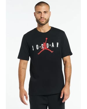 Nike Air Jordan T-shirt voor heren in zwart