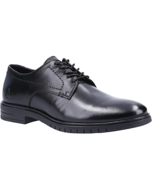 Hush Puppies Leren herenschoenen Sterling (Zwart)