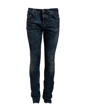 Les Hommes Jeans Mannen blauw
