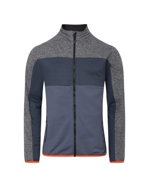 Dare 2B Venture Fleecejack Heren (Houtskoolgrijs/Zwart gemêleerd)