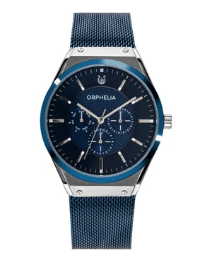 Orphelia Saffiano herenhorloge Blauw OR72902