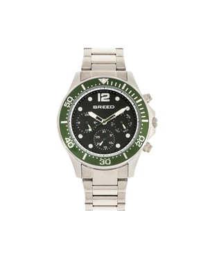 Breed Pegasus armbandhorloge met dag/datum