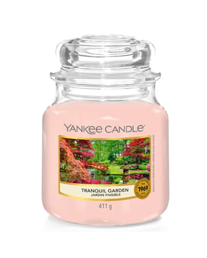 Yankee Candle Original Medium Jar Geurkaars Rustige Tuin, 411g