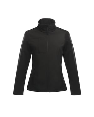 Regatta Dames/Dames Octagon II Waterdichte Zachte Shell Jas (Zwart/Zwart)