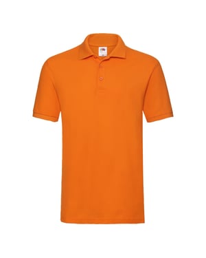 Fruit of the Loom Heren Premium Piqué Poloshirt (Oranje)