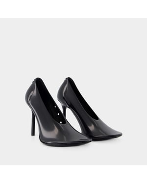 Courreges Nude Naaldhakken - - PVC - Zwart