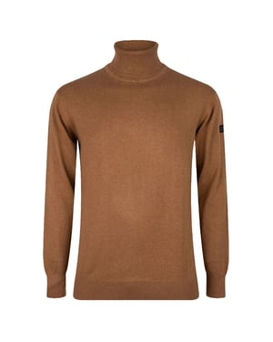 Presly & Sun Trui Keith Turtle Neck Pullover  Bruin