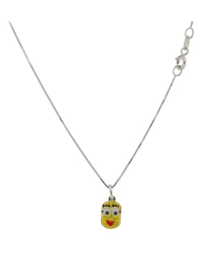 Orphelia 'Minion' Kinderen 925 Sterling Zilveren Ketting met Hanger - Zilver ZH-7135/2