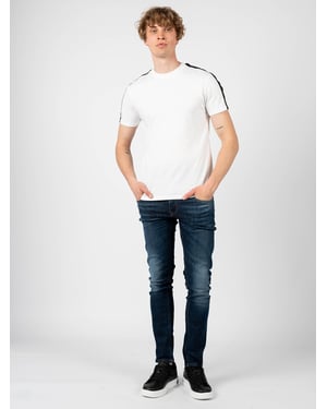 Les Hommes T-shirt Mannen Wit