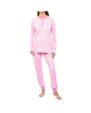 KLP1 dames winterpyjama met lange mouwen