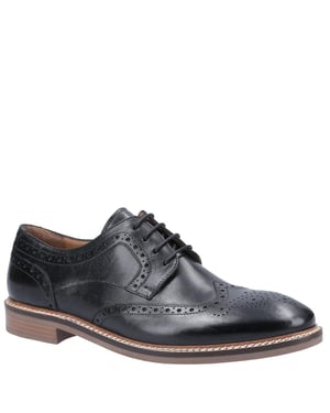 Hush Puppies Leren herenschoenen Bryson (Zwart)