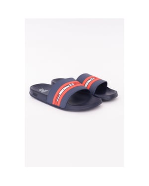 Crosshatch Heren Mentella Sliders (Marine / Rood)