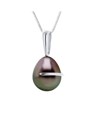 Hanger Tahitian Pearl 8-9mm White Gold Pear