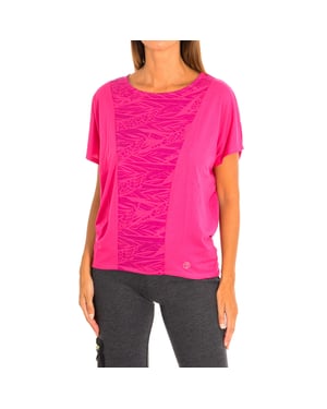 Dames-T-shirt met korte mouwen en ronde hals Z1T00685