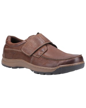 Hush Puppies Heren Casper Leren Schoenen (Bruin)