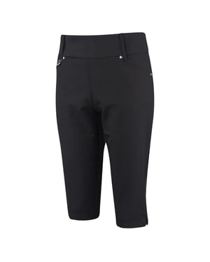 Island Green Dames/Dames Stretch Golfshorts (Zwart)