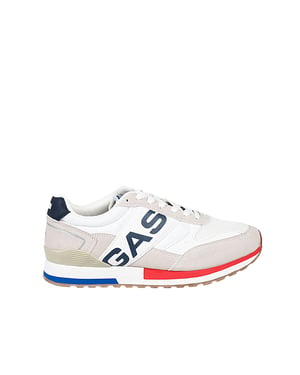 Gas Sneakers Yohn MIX Mannen Wit