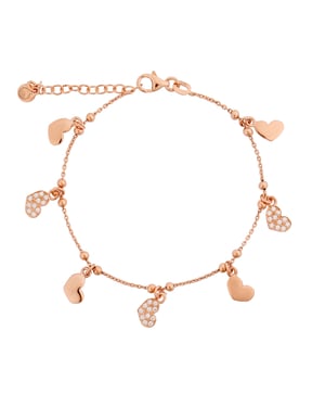 Orphelia 'Elisa' Dames 925 Sterling Zilveren Armband - Roze ZA-7381