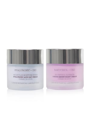 Bakuchiol nachtcrème + hyaluronzuur dagcrème