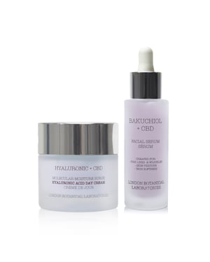 Hyaluronzuur dagcrème + bakuchiol serum