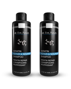 Keratine Repair & Nourish Shampoo 300 ml x 2