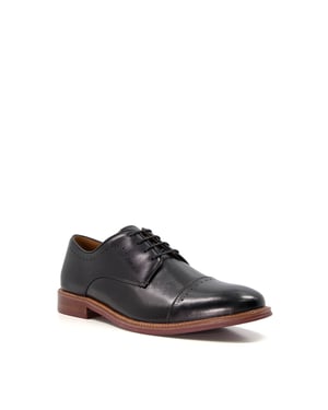 Dune Savion Leren Zwarte Oxford Schoenen Voor Heren