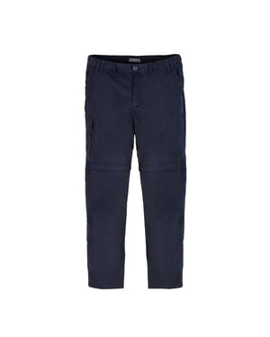 Craghoppers Expert Kiwi Convertible Getailleerde Cargo Broek voor heren (Donkere marine)