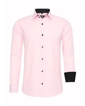 Rusty Neal Overhemden Overhemd Slim Fit Roze