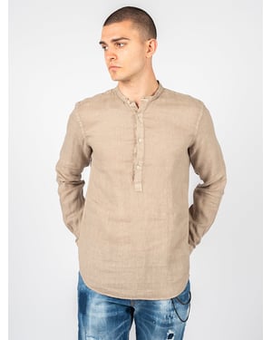 Xagon Man overhemd Lino Mannen beige