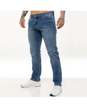 Kruze Heren Rechte Benen Stretch Jeans