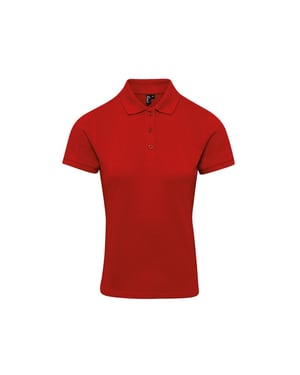 Premier Dames/Dames Coolchecker Plus Poloshirt (Rood)