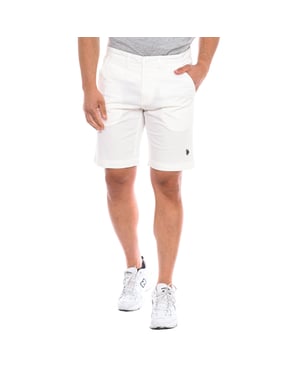 Bermuda met recht afgesneden zoom 67921 heren